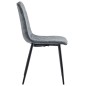 vidaXL Sillas de comedor 2 unidades cuero sintético negro vidaXL Sillas de comedor 2 unidades cuero sintético negro