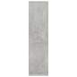 vidaXL Estantería de 3 niveles contrachapada gris hormigón 60x30x114cm vidaXL Estantería de 3 niveles contrachapada gris hormigón 60x30x114cm