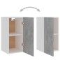 vidaXL Armario colgante gris hormigón 29,5x31x60 cm vidaXL Armario colgante gris hormigón 29,5x31x60 cm