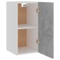 vidaXL Armario colgante gris hormigón 29,5x31x60 cm vidaXL Armario colgante gris hormigón 29,5x31x60 cm