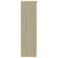 vidaXL Aparador cajones madera contrachapada blanco roble 60x35x121 cm vidaXL Aparador cajones madera contrachapada blanco roble 60x35x121 cm