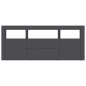 vidaXL Mueble para TV madera contrachapada gris 120x30x50 cm vidaXL Mueble para TV madera contrachapada gris 120x30x50 cm