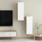 vidaXL Muebles para TV 2 uds contrachapada blanco roble 30,5x30x90 cm vidaXL Muebles para TV 2 uds contrachapada blanco roble 30,5x30x90 cm
