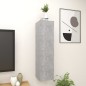 vidaXL Muebles de salón de pared 4 uds gris hormigón 30,5x30x30 cm vidaXL Muebles de salón de pared 4 uds gris hormigón 30,5x30x30 cm