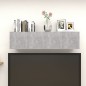 vidaXL Muebles de salón de pared 4 uds gris hormigón 30,5x30x30 cm vidaXL Muebles de salón de pared 4 uds gris hormigón 30,5x30x30 cm