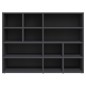 vidaXL Armario auxiliar de madera contrachapada gris 97x32x72 cm