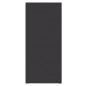 vidaXL Armario auxiliar de madera contrachapada gris 97x32x72 cm