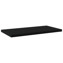 vidaXL Estantes para estantería 4 uds contrachapada negro 40x20x1,5 cm