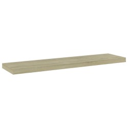 vidaXL Estante estantería 4 uds contrachapada roble Sonoma 40x10x1,5cm
