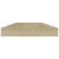 vidaXL Estante estantería 4 uds contrachapada roble Sonoma 40x10x1,5cm vidaXL Estante estantería 4 uds contrachapada roble Sonoma 40x10x1,5cm