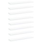 vidaXL Estantes para estantería 8 uds contrachapada blanco 40x10x1,5cm vidaXL Estantes para estantería 8 uds contrachapada blanco 40x10x1,5cm
