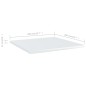 vidaXL Estante estantería 4uds contrachapada blanco brillo 40x40x1,5cm vidaXL Estante estantería 4uds contrachapada blanco brillo 40x40x1,5cm
