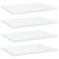 vidaXL Estantes para estantería 4 uds contrachapada blanco 40x30x1,5cm vidaXL Estantes para estantería 4 uds contrachapada blanco 40x30x1,5cm