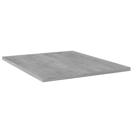 vidaXL Estante estantería 4uds contrachapada gris hormigón 40x30x1,5cm