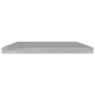 vidaXL Estante estantería 4uds contrachapada gris hormigón 60x10x1,5cm vidaXL Estante estantería 4uds contrachapada gris hormigón 60x10x1,5cm