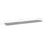 vidaXL Estante estantería 4uds contrachapada gris hormigón 60x10x1,5cm vidaXL Estante estantería 4uds contrachapada gris hormigón 60x10x1,5cm