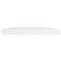 vidaXL Estante estantería 4uds contrachapada blanco brillo 60x10x1,5cm vidaXL Estante estantería 4uds contrachapada blanco brillo 60x10x1,5cm
