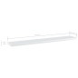 vidaXL Estante estantería 4uds contrachapada blanco brillo 60x10x1,5cm vidaXL Estante estantería 4uds contrachapada blanco brillo 60x10x1,5cm