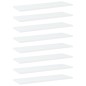 vidaXL Estantes para estantería 8 uds contrachapada blanco 60x20x1,5cm