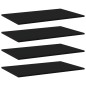 vidaXL Estantes para estantería 4 uds contrachapada negro 80x50x1,5 cm vidaXL Estantes para estantería 4 uds contrachapada negro 80x50x1,5 cm