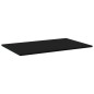 vidaXL Estantes para estantería 4 uds contrachapada negro 80x50x1,5 cm vidaXL Estantes para estantería 4 uds contrachapada negro 80x50x1,5 cm