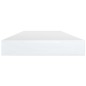 vidaXL Estante estantería 4uds contrachapada blanco brillo 80x10x1,5cm vidaXL Estante estantería 4uds contrachapada blanco brillo 80x10x1,5cm
