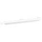 vidaXL Estante estantería 4uds contrachapada blanco brillo 80x10x1,5cm vidaXL Estante estantería 4uds contrachapada blanco brillo 80x10x1,5cm