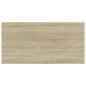 vidaXL Estante estantería 4 uds contrachapada roble Sonoma 80x40x1,5cm vidaXL Estante estantería 4 uds contrachapada roble Sonoma 80x40x1,5cm