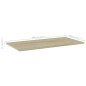 vidaXL Estante estantería 4 uds contrachapada roble Sonoma 80x40x1,5cm vidaXL Estante estantería 4 uds contrachapada roble Sonoma 80x40x1,5cm