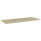 vidaXL Estante estantería 4uds contrachapada roble Sonoma 100x40x1,5cm vidaXL Estante estantería 4uds contrachapada roble Sonoma 100x40x1,5cm