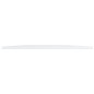 vidaXL Estante estantería 4uds contrachapada blanco brillo 80x20x1,5cm
