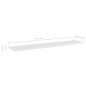 vidaXL Estante para estantería 4 uds madera blanco brillo 100x20x1,5cm vidaXL Estante para estantería 4 uds madera blanco brillo 100x20x1,5cm