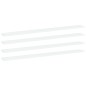 vidaXL Estante para estantería 4 uds contrachapada blanco 100x10x1,5cm vidaXL Estante para estantería 4 uds contrachapada blanco 100x10x1,5cm