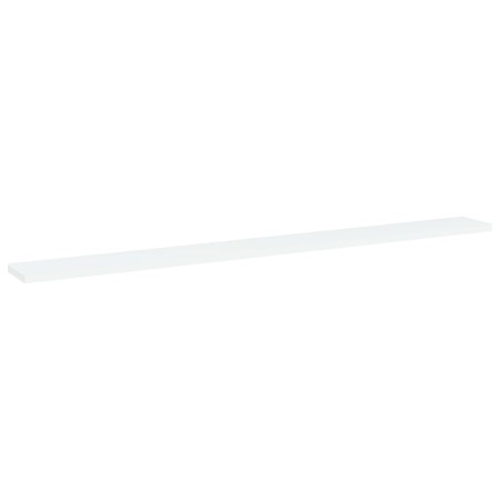 vidaXL Estante para estantería 4 uds contrachapada blanco 100x10x1,5cm