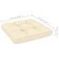 vidaXL Taburetes de jardín con cojines 2 uds madera pino marrón miel vidaXL Taburetes de jardín con cojines 2 uds madera pino marrón miel