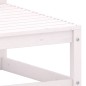vidaXL Taburetes de jardín con cojines blanco 2 uds madera maciza pino vidaXL Taburetes de jardín con cojines blanco 2 uds madera maciza pino