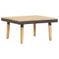 vidaXL Juego muebles de jardín 8 plazas y cojines madera acacia maciza