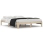 vidaXL Estructura de cama de madera maciza de pino 160x200 cm