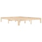 vidaXL Estructura de cama de madera maciza de pino 160x200 cm