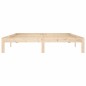 vidaXL Estructura de cama de madera maciza de pino 160x200 cm