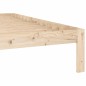vidaXL Estructura de cama de madera maciza de pino 160x200 cm