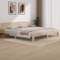 vidaXL Estructura de cama madera maciza de pino 200x200 cm vidaXL Estructura de cama madera maciza de pino 200x200 cm