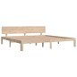 vidaXL Estructura de cama madera maciza de pino 200x200 cm vidaXL Estructura de cama madera maciza de pino 200x200 cm