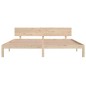 vidaXL Estructura de cama madera maciza de pino 200x200 cm vidaXL Estructura de cama madera maciza de pino 200x200 cm