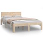 vidaXL Estructura de cama madera maciza de pino 120x200 cm