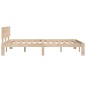 vidaXL Estructura de cama madera maciza de pino 120x200 cm