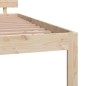 vidaXL Estructura de cama madera maciza de pino 120x200 cm