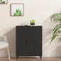vidaXL Aparador de madera de ingeniería negro 69,5x34x90 cm vidaXL Aparador de madera de ingeniería negro 69,5x34x90 cm