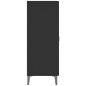 vidaXL Aparador de madera de ingeniería negro 69,5x34x90 cm vidaXL Aparador de madera de ingeniería negro 69,5x34x90 cm