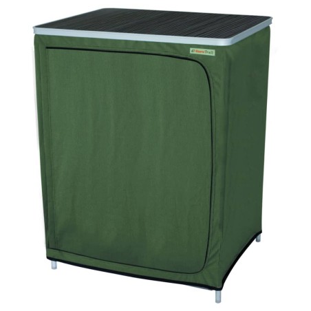 Eurotrail Armario de camping Vallou verde 67x53x86 cm